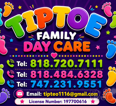 "TipToe" Family Day Care - 10718 Stagg St, Sun Valley, CA 91352, USA - $ undefined