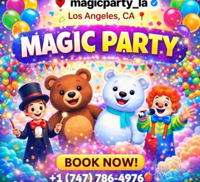 🎉 Magic Party LA – Unforgettable Entertainment for Kids & Adults! 🎉 - Los Angeles, CA, USA - $ 0