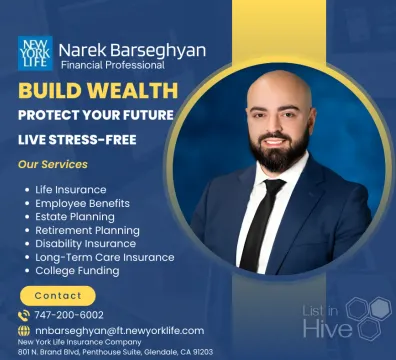 Life Insurance - Financial Planning - Retirement Planning - Investments - Glendale, CA, USA - $ undefined