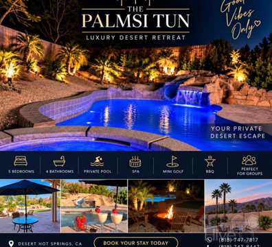 The Palmsi Tun - Vacation Rental - Desert Hot Springs, CA, USA - $